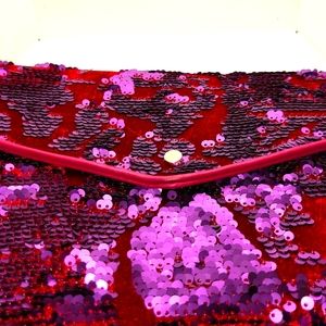 A New Day- Dark Purple Clutch Bag